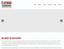 Tablet Screenshot of claymanandassociates.com